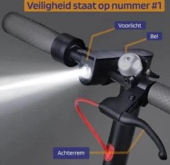 Kick&Move - Elektrische Step - E Scooter - Anti Lek Banden - 32 Km/u - App - LED Verlichting - Cruise Control - Schokbestendige Wielen - Anti Diefstal Optie -Winkel Voor Fietsbenodigdheden 1200x1160 12