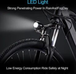 Elektrische Fiets Off-Road | E-Fietsen | Electric Mountain Bike | E-bike | 250W Motor | 26 Inch | Zwart BK7 -Winkel Voor Fietsbenodigdheden 1200x1160 5