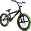 Ks Cycling Fiets BMX Freestyle 20'' Fatt Zwart-groen - 25 Cm -Winkel Voor Fietsbenodigdheden 1200x1163