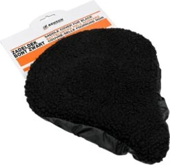 Benson Universele Fiets Zadeldek - Imitatie Schapenvacht - Bont - Zwart -Winkel Voor Fietsbenodigdheden 1200x1165 10