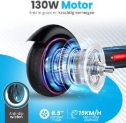 Stay-on Kes 1 Zwart - Elektrische Step Voor Kinderen Met Bluetooth Speaker En Led Color Lights - Met Nederlandse Handleiding -Winkel Voor Fietsbenodigdheden 1200x1167 6