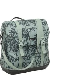 New Looxs Alba Single Bamboo Enkele Fietstas - Afneembaar - 21 Liter - Groen