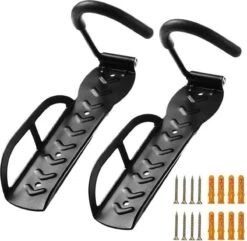 Merkloos Fiets Ophangsysteem 2x | Fietshaak | Muurbeugel | Ophangbeugel | Fietsbeugel | Fietsenrek -Winkel Voor Fietsbenodigdheden 1200x1170 3