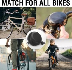 Fietsbel Zwart 5.5 Cm Stalen Fietsbel - Universele Fietsbel Zwart Hoorbare Klank. -Winkel Voor Fietsbenodigdheden 1200x1178 12