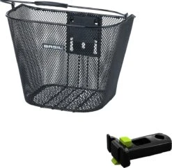 Basil Bremen BE - Fietsmand - Inclusief Systeem - Voorop - Zwart -Winkel Voor Fietsbenodigdheden 1200x1178 8