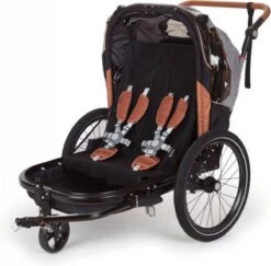 Bobike 2-in-1 Fietskar En Wandelwagen - Zwart/bruin 15 Bobike 2-in-1 Fietskar En Wandelwagen - Zwart/bruin -Winkel Voor Fietsbenodigdheden 1200x1181 3