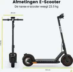 NAVEE N65 Elektrische Step Voor Volwassenen - Elektrische Scooter Met 10'' Luchtbanden - Motorvermogen E Step Van 500W Tot 1000W - Bereik Tot 65km Aan Snelheid Van 25km/u -Winkel Voor Fietsbenodigdheden 1200x1181 9