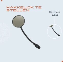 Fietsspiegel - Fietsspiegel EBike - Achteruitkijkspiegel - Flexibel - Flexibele Arm - Universele Verstelbare Fietsspiegel-Fiets Spiegel - Fietsspiegel Op Stuur - Electrische Fiets - -Winkel Voor Fietsbenodigdheden 1200x1184 8
