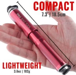 PRO BIKE TOOL Mini Luchtpomp Fiets, Fietspomp Voor Alle Ventielen (Presta & Schrader), Hoge Druk Tot 6,9 Bar / 100 PSI, Betrouwbare, Compacte & Lichtgewicht Framepomp, Pomp Voor Racefiets & Mountainbike. -Winkel Voor Fietsbenodigdheden 1200x1185 2