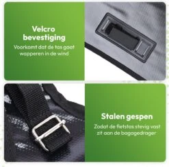 Ekostar® Online Shopping - Fietstassen Dubbel - Fietstas - Waterdicht - 46 L - Zwart - Fietstassen Elektrische Fietsen -Winkel Voor Fietsbenodigdheden 1200x1186 4
