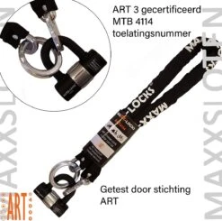 Maxx-Locks Naseby Scooterslot / Brommerslot ART 3 Kettingslot + Loop - 100cm -Winkel Voor Fietsbenodigdheden 1200x1189 1