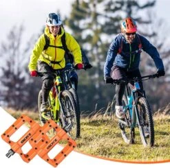 Zacro Fietspedalen - Nylon Antislip Mountainbike Pedalen - Platformpedalen - 9/16 - 2 Lagers - Antislip Waterdicht Anti Stof - Oranje -Winkel Voor Fietsbenodigdheden 1200x1190 6