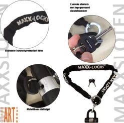 Maxx-Locks Naseby Scooterslot / Brommerslot ART 3 Kettingslot + Loop - 100cm -Winkel Voor Fietsbenodigdheden 1200x1191 2