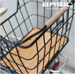 Basil Nordland Fietsmand - Voor Of Achter - Zwart/Bruin - 23 Liter -Winkel Voor Fietsbenodigdheden 1200x1197 1