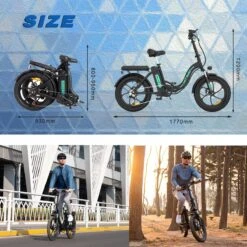 HITWAY E-Bike Elektrische Fiets 20 Inch Fat Tire E-Bicycle Vouwfiets, 250 W, 11,2 Ah Accu, Max. Bereik Tot 35-90 Km, Offroad-mountainbike Met Shimano 7-versnellingen, City EBike Met Slot,Groen Zwart 16 HITWAY E-Bike Elektrische Fiets 20 Inch Fat Tire E-Bicycle Vouwfiets, 250 W, 11,2 Ah Accu, Max. Bereik Tot 35-90 Km, Offroad-mountainbike Met Shimano 7-versnellingen, City EBike Met Slot,Groen Zwart -Winkel Voor Fietsbenodigdheden 1200x1200 101