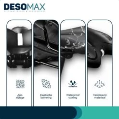 Fietszadel Voor Dames En Heren DesoMax Sport Comfortabel Gel Zadel - Unisex - Sport Design - Zwart - MTB En Race Geschikt. -Winkel Voor Fietsbenodigdheden 1200x1200 1013