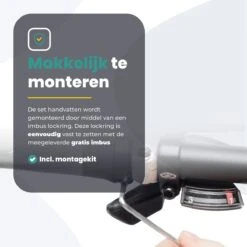 Voltano Ergonomisch Gevormde Fiets Handvatten Met Bar Ends - Handvat Eenvoudig Vastzetten Met Imbus - Incl. Bevestigingsmateriaal - Anti Plak Coating - Fietshandvatten Met Verhoogde Grip -Winkel Voor Fietsbenodigdheden 1200x1200 1042