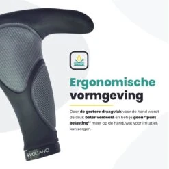 Voltano Ergonomisch Gevormde Fiets Handvatten Met Bar Ends - Handvat Eenvoudig Vastzetten Met Imbus - Incl. Bevestigingsmateriaal - Anti Plak Coating - Fietshandvatten Met Verhoogde Grip -Winkel Voor Fietsbenodigdheden 1200x1200 1043
