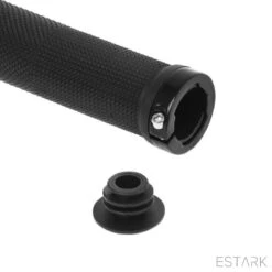 ESTARK® - Fietshandvatten - Lock-On - Handvatten - Universeel - Fiets – Mountainbike – Professioneel - Grips - Extra Grip – Fietshandvaten -Handvaten - Handig Te Monteren - Anti-slip – Fietsen – Stuur – Bikegrips – Lock-on Aanspanbaar - Zwart - LO-zw -Winkel Voor Fietsbenodigdheden 1200x1200 1049