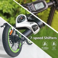 Merkloos Windgoo E20 Urban- Elektrische Fiets - E-bike - 20Inch - 12.5Ah - APP - Fat Tire - 7 Speed Shimano -Winkel Voor Fietsbenodigdheden 1200x1200 109