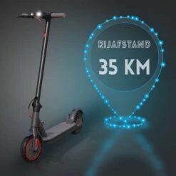 Kick&Move - Elektrische Step - E Scooter - Anti Lek Banden - 32 Km/u - App - LED Verlichting - Cruise Control - Schokbestendige Wielen - Anti Diefstal Optie -Winkel Voor Fietsbenodigdheden 1200x1200 1118