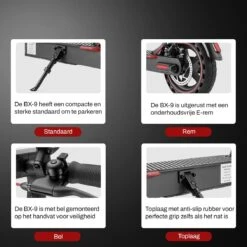 Elektrische Step Pro Voor Volwassenen - Elektrische Scooter Met 8.5''banden - Motorvermogen E Step Van 350W - Bereik Tot 28km Aan Snelheid Van 25km/u - Met App -Winkel Voor Fietsbenodigdheden 1200x1200 1133