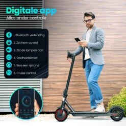 Stay-on Aovo M365 Pro | Elektrische Step | 350w |10.5ah! |31km/h! | Bereik 30/35km | Met APP & Nederlandse Handleiding! -Winkel Voor Fietsbenodigdheden 1200x1200 1164