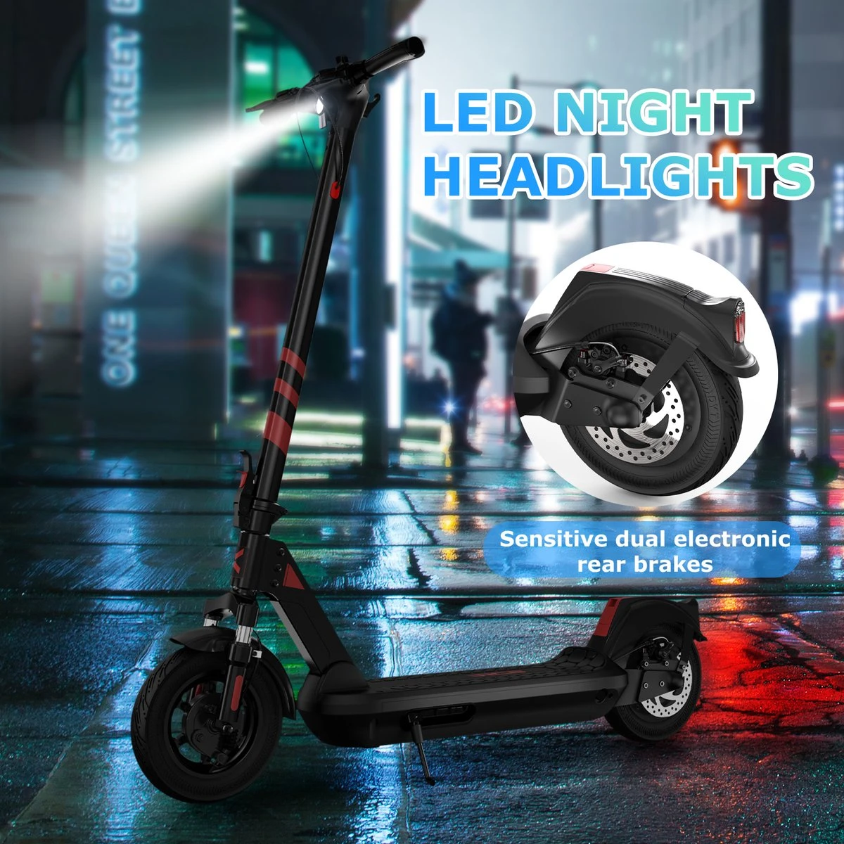 Elektrische Step RCB R10X – Electric Scooter – Opvouwbare E-step – 10 Inch - 11,4Ah – Max 25 Km/u – Max 130 Kg – Met App & Nederlandse Handleiding 5 Elektrische Step RCB R10X – Electric Scooter – Opvouwbare E-step – 10 Inch - 11,4Ah – Max 25 Km/u – Max 130 Kg – Met App & Nederlandse Handleiding - Afbeelding 3