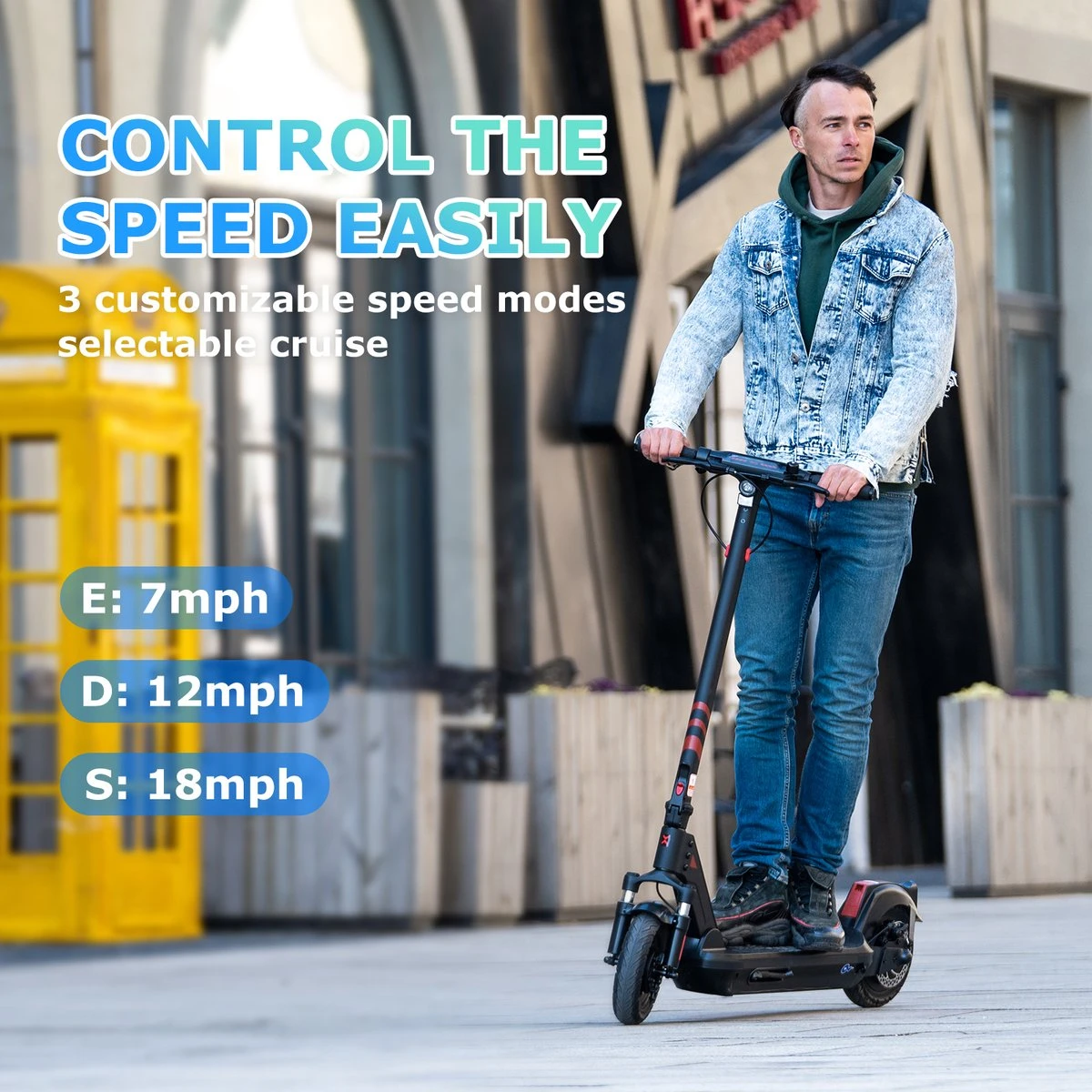 Elektrische Step RCB R10X – Electric Scooter – Opvouwbare E-step – 10 Inch - 11,4Ah – Max 25 Km/u – Max 130 Kg – Met App & Nederlandse Handleiding 6 Elektrische Step RCB R10X – Electric Scooter – Opvouwbare E-step – 10 Inch - 11,4Ah – Max 25 Km/u – Max 130 Kg – Met App & Nederlandse Handleiding - Afbeelding 4