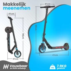 Stay-on Kes 1 Zwart - Elektrische Step Voor Kinderen Met Bluetooth Speaker En Led Color Lights - Met Nederlandse Handleiding -Winkel Voor Fietsbenodigdheden 1200x1200 1199