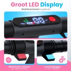 Stay-on Kes 1 Roze - Elektrische Step Voor Kinderen Met Bluetooth Speaker En Led Color Lights - Met Nederlandse Handleiding -Winkel Voor Fietsbenodigdheden 1200x1200 1204