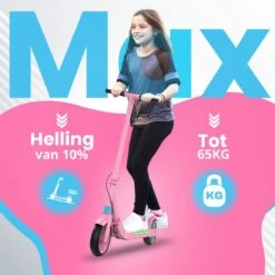 Stay-on Kes 1 Roze - Elektrische Step Voor Kinderen Met Bluetooth Speaker En Led Color Lights - Met Nederlandse Handleiding -Winkel Voor Fietsbenodigdheden 1200x1200 1207