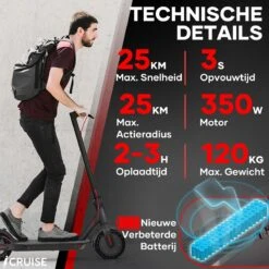 ICruise® IC7 - Elektrische Step Voor Volwassenen - E Step - Opvouwbaar - 25km/u - 25km Actieradius 15 ICruise® IC7 - Elektrische Step Voor Volwassenen - E Step - Opvouwbaar - 25km/u - 25km Actieradius -Winkel Voor Fietsbenodigdheden 1200x1200 1213