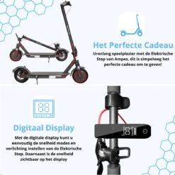 Elektrische Step - Ampes - 35KM Bereik - 350W - Opvouwbaar - 30km/h - 10.5Ah Batterij - 8.5" Anti-Lek Banden - H7 -Winkel Voor Fietsbenodigdheden 1200x1200 1237
