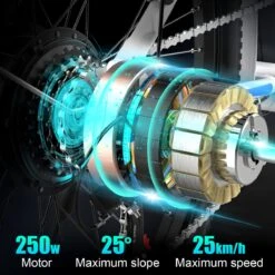 HITWAY Elektrische Fiets Voor Volwassenen | Ebikes Fietsen Stadsfiets | 250W 36V Motor | 7 VERSNELLINGSSYSTEE | 26 Inch - Wit 12 HITWAY Elektrische Fiets Voor Volwassenen | Ebikes Fietsen Stadsfiets | 250W 36V Motor | 7 VERSNELLINGSSYSTEE | 26 Inch - Wit -Winkel Voor Fietsbenodigdheden 1200x1200 136