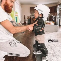 OutdoorMaster Helm Voor Kinderen – Fietselm Kinderen – SkateHelm Kindren – Sporthelm – Jongens – Meisjes – Wit – Maat M (52-56) -Winkel Voor Fietsbenodigdheden 1200x1200 179