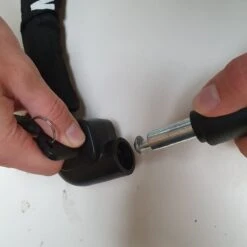 Maxx-Locks Bulls Kettingslot - Solid Pantserslot Uit Gehard Staal - Gebruik Slot Lock Motor Scooter Fiets Motorslot Scooterslot - Alternatief Voor Ketting Ringslot Cijferslot Kabelslot Beugelslot - Lengte 100CM Dikte 8MM - Zwart -Winkel Voor Fietsbenodigdheden 1200x1200 194