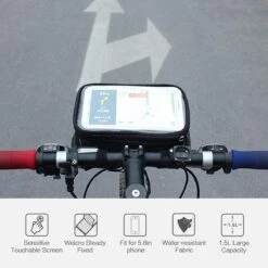 DUUTI XL Fiets Stuurtas Met Telefoonhouder & Kaarthouder - Afneembaar - Waterdicht -Winkel Voor Fietsbenodigdheden 1200x1200 239