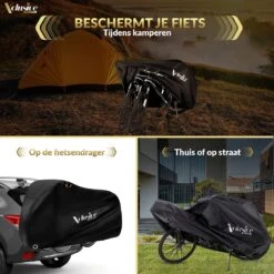 Xclusive-lifestyle® Fietshoes XXL - Universeel - 1 Of 2 Fietsen - Ultra Oxford 420D Zeer Sterk En Extra Dik - Bakfietshoes - Fietscover - Waterdichte PU Coating - Met Opbergtas En Zadelhoes -Winkel Voor Fietsbenodigdheden 1200x1200 358