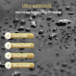 Xclusive-lifestyle® Fietshoes XXL - Universeel - 1 Of 2 Fietsen - Ultra Oxford 420D Zeer Sterk En Extra Dik - Bakfietshoes - Fietscover - Waterdichte PU Coating - Met Opbergtas En Zadelhoes -Winkel Voor Fietsbenodigdheden 1200x1200 361