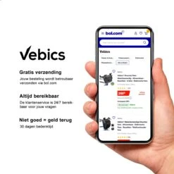 Vebics® Fietshoes Voor 1 Fiets Waterdicht - Elektrische Fiets - Fietsbeschermhoes - Stalling - Zwart -Winkel Voor Fietsbenodigdheden 1200x1200 373