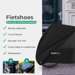 Merkloos Fietshoes Voor 2 Fietsen - Fietshoes Waterdicht - XL - Incl. Gratis Zakje & Zadelhoes -Winkel Voor Fietsbenodigdheden 1200x1200 387