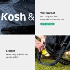 Merkloos Fietshoes Voor 2 Fietsen - Fietshoes Waterdicht - XL - Incl. Gratis Zakje & Zadelhoes -Winkel Voor Fietsbenodigdheden 1200x1200 388