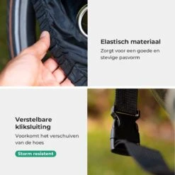 Merkloos Fietshoes Voor 2 Fietsen - Fietshoes Waterdicht - XL - Incl. Gratis Zakje & Zadelhoes -Winkel Voor Fietsbenodigdheden 1200x1200 389
