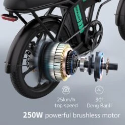 Hitway BK5 - Elektrische Fiets - E-Bike Opvouwbaar - 8,4Ah Accu- 2023 Model -Winkel Voor Fietsbenodigdheden 1200x1200 41