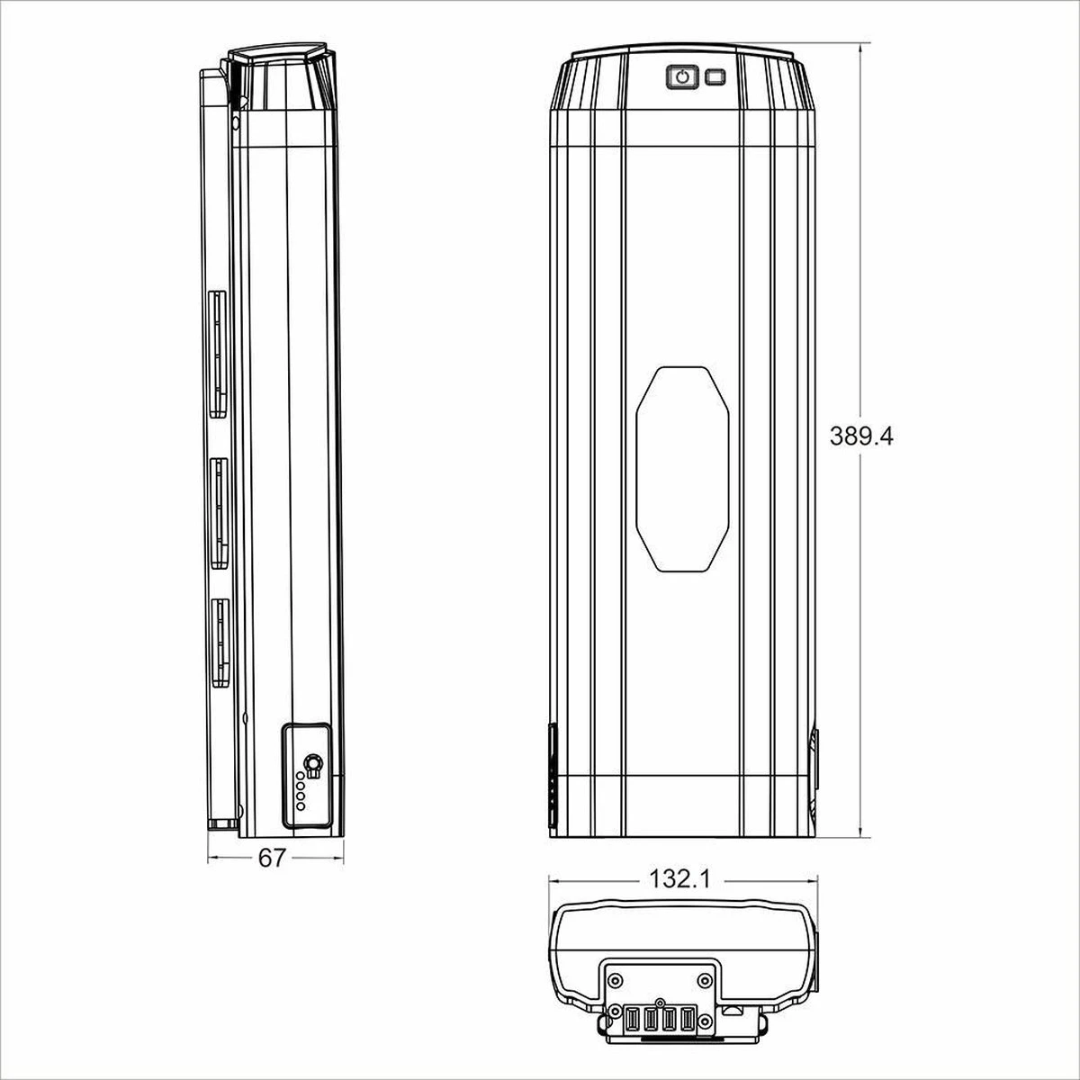 CYCBT 36V-14.5AH E-bike Accu Compatible Fietsaccu Stella Type 2, Gemaakt Van Samsung Cell 7 CYCBT 36V-14.5AH E-bike Accu Compatible Fietsaccu Stella Type 2, Gemaakt Van Samsung Cell - Afbeelding 5