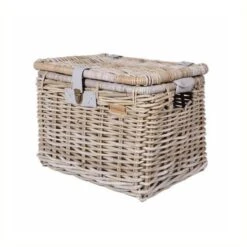 Basil Denton Fietsmand L - Voor - Rotan - Grijs - Large -Winkel Voor Fietsbenodigdheden 1200x1200 423