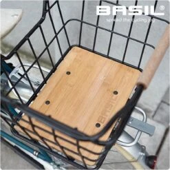 Basil Nordland Fietsmand - Voor Of Achter - Zwart/Bruin - 23 Liter -Winkel Voor Fietsbenodigdheden 1200x1200 433