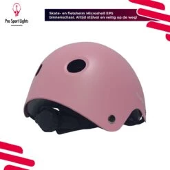 Kinderfietshelm Pro Sport Lights - Skate Fietshelm Voor Kinderen - Matt Roze Pink - Kinderhelm 50 - 56 Cm -Winkel Voor Fietsbenodigdheden 1200x1200 447