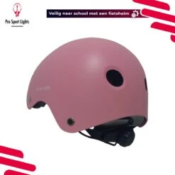 Kinderfietshelm Pro Sport Lights - Skate Fietshelm Voor Kinderen - Matt Roze Pink - Kinderhelm 50 - 56 Cm -Winkel Voor Fietsbenodigdheden 1200x1200 448